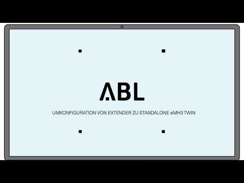 Umkonfiguration der Wallbox eMH3 Twin von Extender zu Standalone | Connectivity & eMobility by ABL