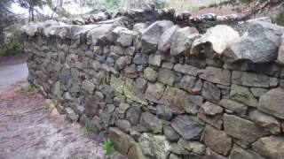 Amazing Dry Stack Stone Wall