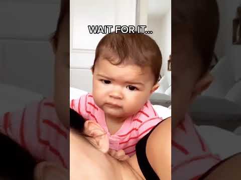 Baby Unexpectedly Throws Up On Mom Shorts