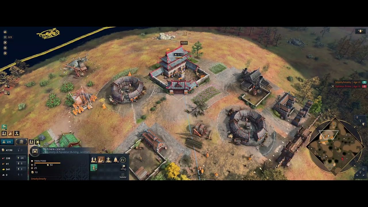 low elo pro scout war against Rus (Gold 3 // 902 pts // Game 28) | Age of Empires IV