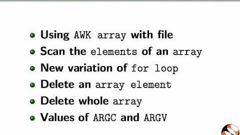 Overview of Linux AWK - Marathi