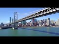 San Francisco Bay Bridge by Drone (4K)