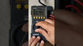 Understanding Sanwa CD800a Digital Multimeter DMM