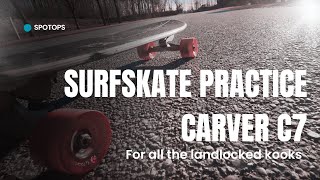 The Ultimate Surfskate Routine for Better Surfing 🏄♂️| CARVER C7