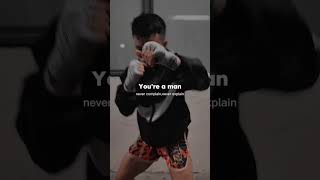 Your a man never complain and Never Explain #boxing #mmatraining #mmafitness