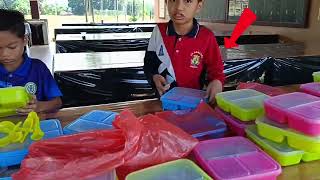 Muhammad Fath Izham Bin Muhammad Faris mengambil Makanan Atau Minuman Minggu Pengurusan Diri 