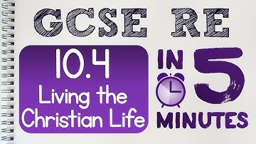 GCSE RS Unit 10.4 Living the Christian Life in 5 Minutes | by MrMcMillanREvis