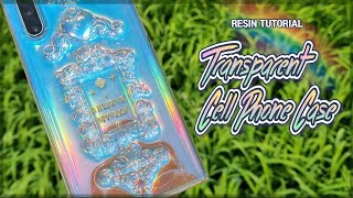 Resin DIY|🧊#레진 #투명 #핸드폰 #케이스 #만들기🤳🏻💖|#Transparent #cellphone #case| watch me #resin|tutorial|craft