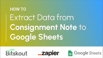 Extract data from CMR to Google Sheets with Zapier and Bitskout