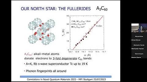 CNQM2023: Massimo Capone - Electron-phonon interaction & strongcorrelations in multi-orbital systems