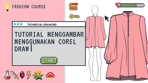 Menggambar Desain Baju untuk Pemula (Corel Draw)