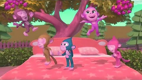 5 LITTLE MONKEYS JUMPING ON THE BED (SPONSORED BY GAMAVISION CSUPO EFFECTS)