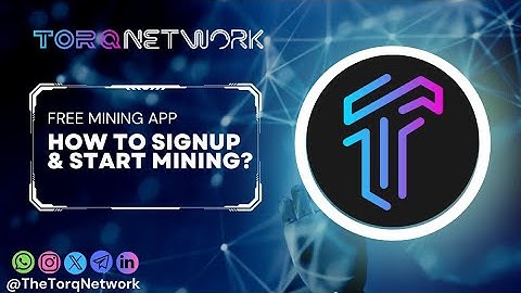 Free Mining TORQ Network #airdrop #crypto