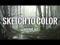 Adding color to your concept sketches