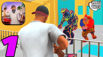 GANGS FIGHTER Vice Island - Gameplay Walkthrough Part 1 (iOS Android)