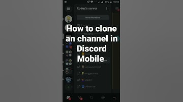 How to clone a channel in Discord Mobile #roduz #discord #howto #how #channel #clone
