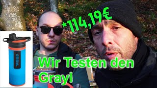 Ist der Grayl sein Geld wert ? Wir Testen Ihn mit Teichwasser 🤔#wasserfilter #test #überleben