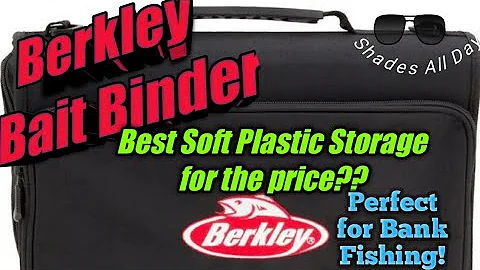 Berkley Bait Binder - Soft Plastic Storage solution for Bass Fishing. Great for Bank Anglers!