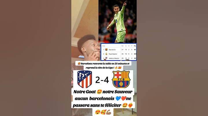 résumé du match Barça vs Atletico Madrid une remontada en 20 min #barca #atl #football #lol