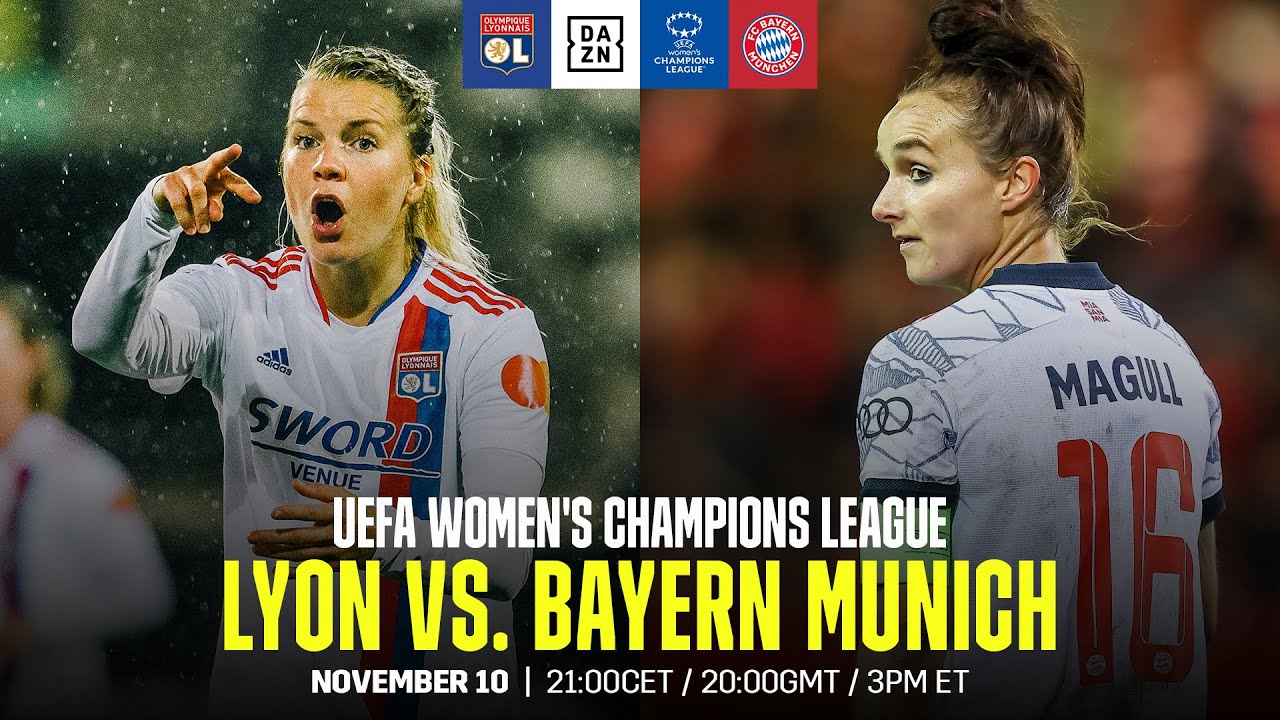 LYON VS. BAYERN MUNICH | UEFA WOMEN’S CHAMPIONS LEAGUE MATCHDAY 3 LIVESTREAM