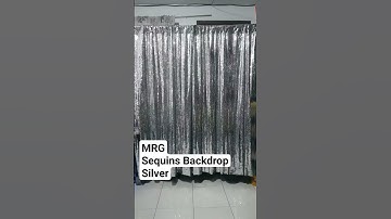MRG Sequins Backdrop Silver #photobooth #backdrop #sequins #shimmeryandglittery