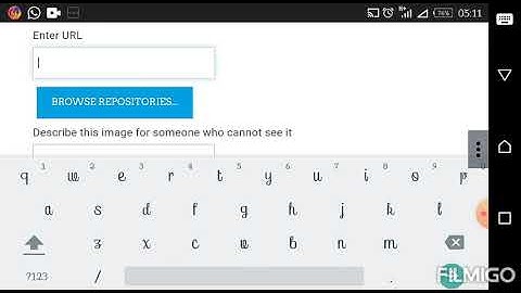 How to put a description of yourself on UEW LMS using mobile phone