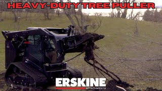 The ALL-NEW Heavy-Duty Tree Puller in action by Erskine Attachments 617 views 2 months ago 1 minute, 48 seconds