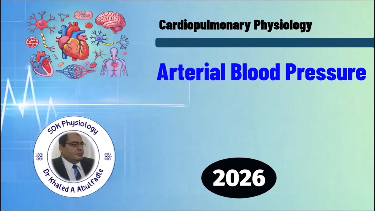 Arterial Blood Pressure Physiology and Its Regulation (2-2026) by Dr Khaled A Abulfadle