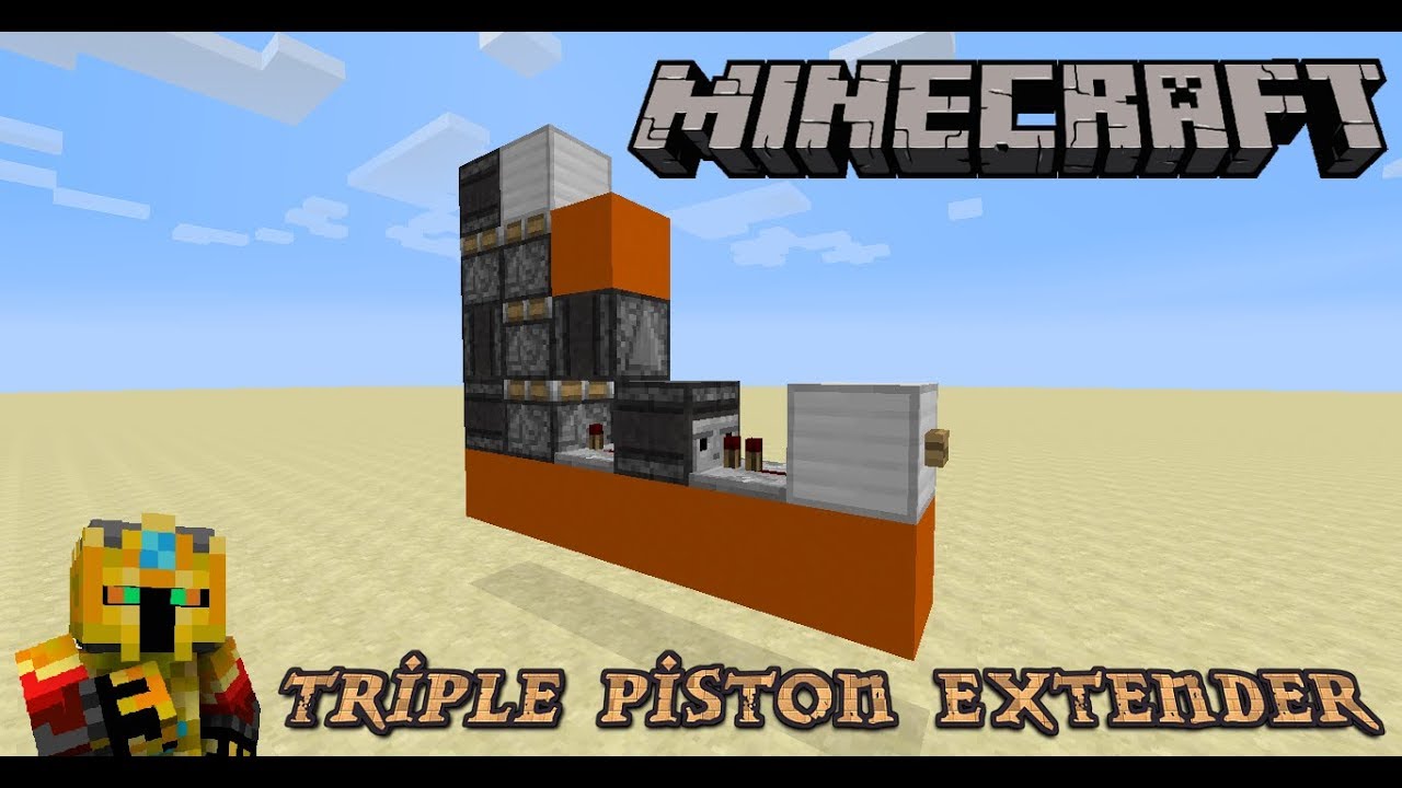 pics Minecraft Triple Piston Extender Vertical vertical triple piston extender