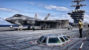 F-35C Joint Strike Fighter • Aircraft Carrier Testing
