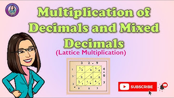 MULTIPLICATION OF DECIMALS || LATTICE MULTIPLICATION |Teacher Jhaniz