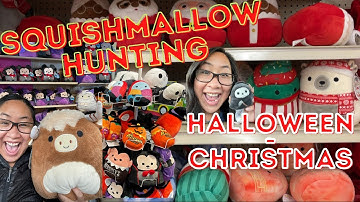 Squishmallow Hunting Compilation Halloween To Christmas Squish Hunt Fall 2021