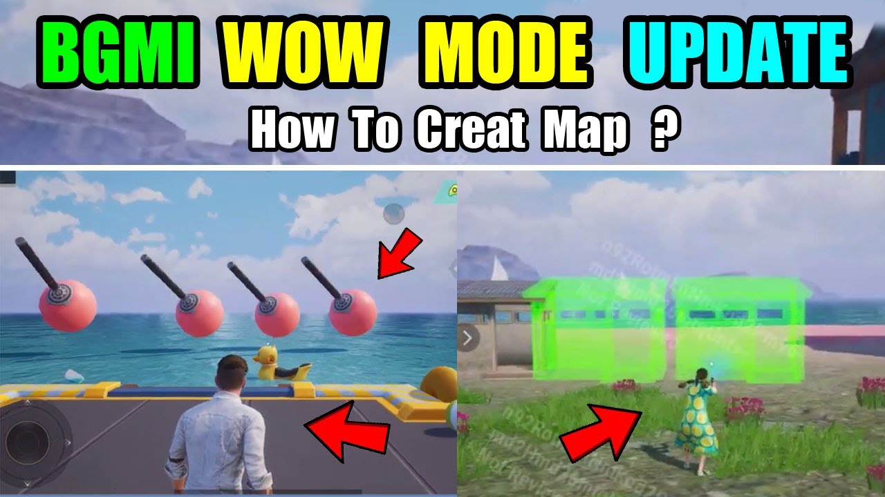 BGMi How To Create Wow Map ? BGMI wow mode Update (hindi) - YouTube