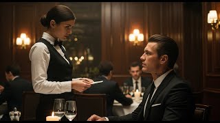 картинка: Официантка увидела на счёте босса мафии: «За вами стрелок. Сделка сорвалась»