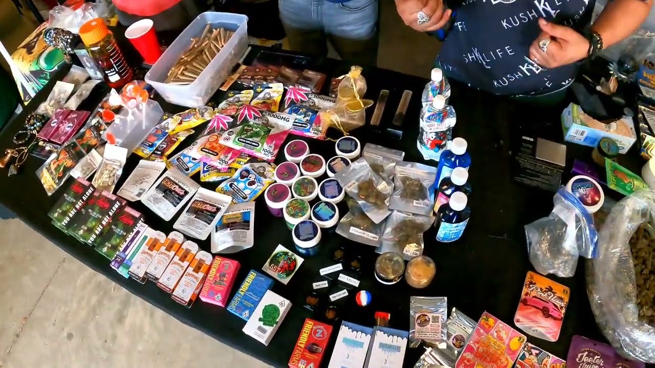 Kush Life brand booth 💨 at florida cannabis festival 2022