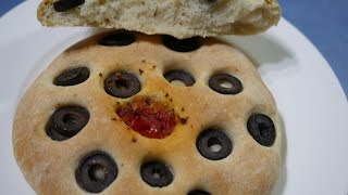 Olive & Tomato Bread from scratch