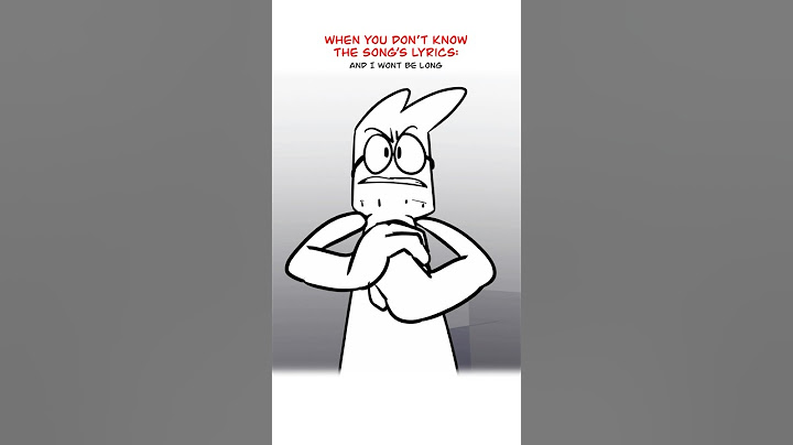 Nie znam tekstu piosenki 😅 (Mem animowany) Animacja: ​⁠@Cartoonimation #shorts