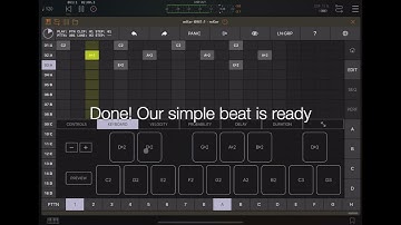 Making a simple beat - mKer v1.0