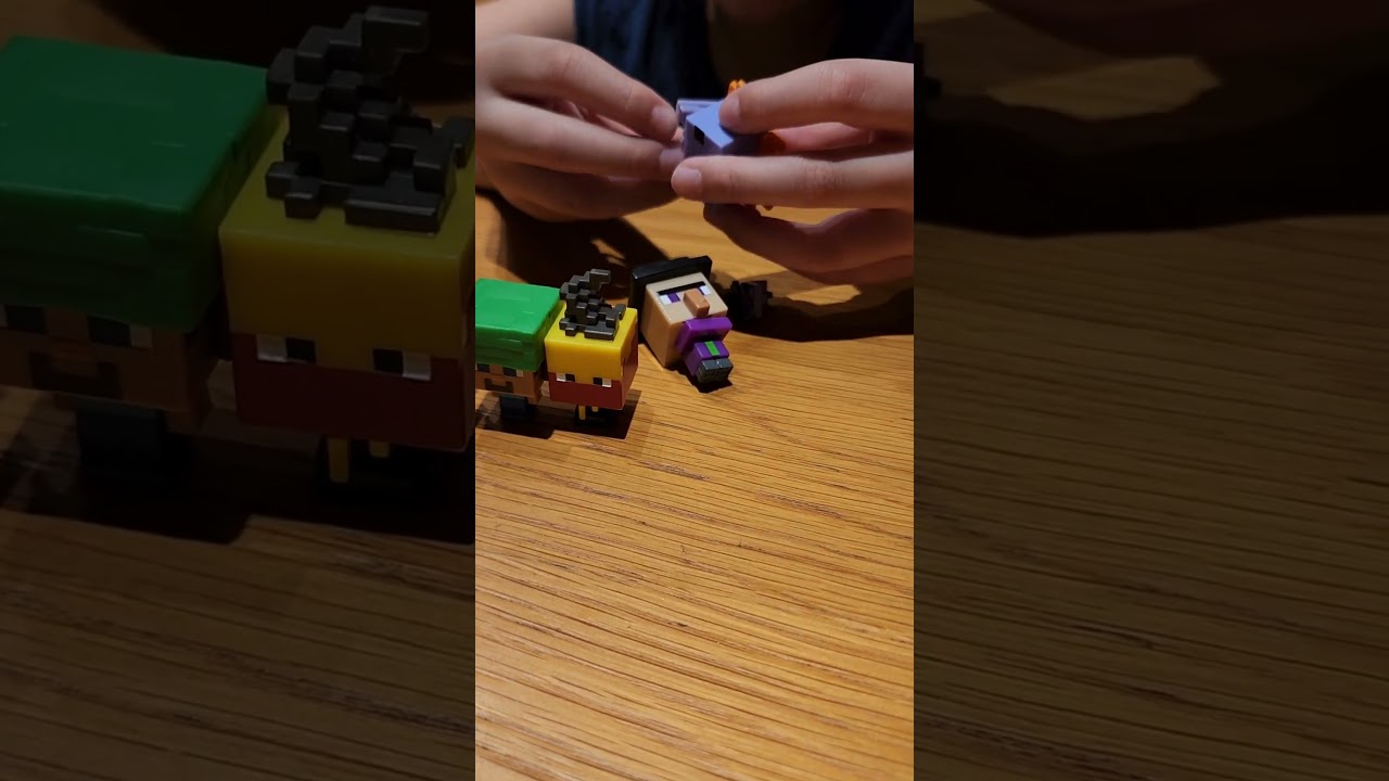 Minecraft Mob Head Minis Axolotl Adventures Mini Figure Set