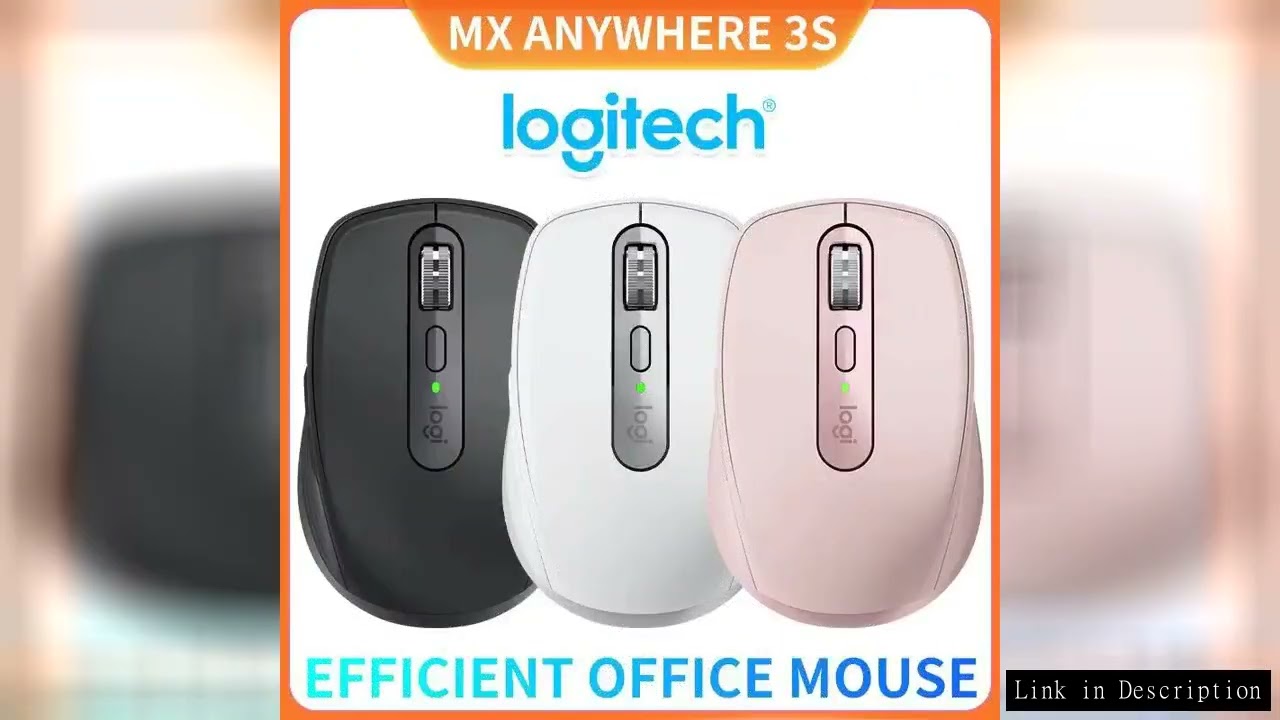 Logitech MX Anywhere 3S Wireless Bluetooth Dual-Mode Portable Business Office Home Mouse G203/M750 M