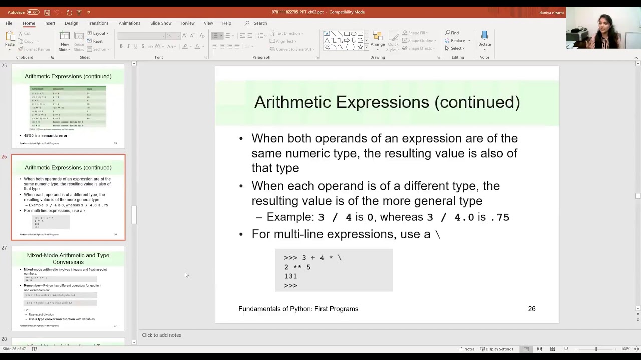 Arithmetic Expressions in Python - YouTube