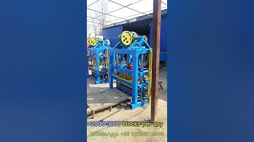 qtj4 40 small manual cement concrete hollow block making machine for 6 inch blocks