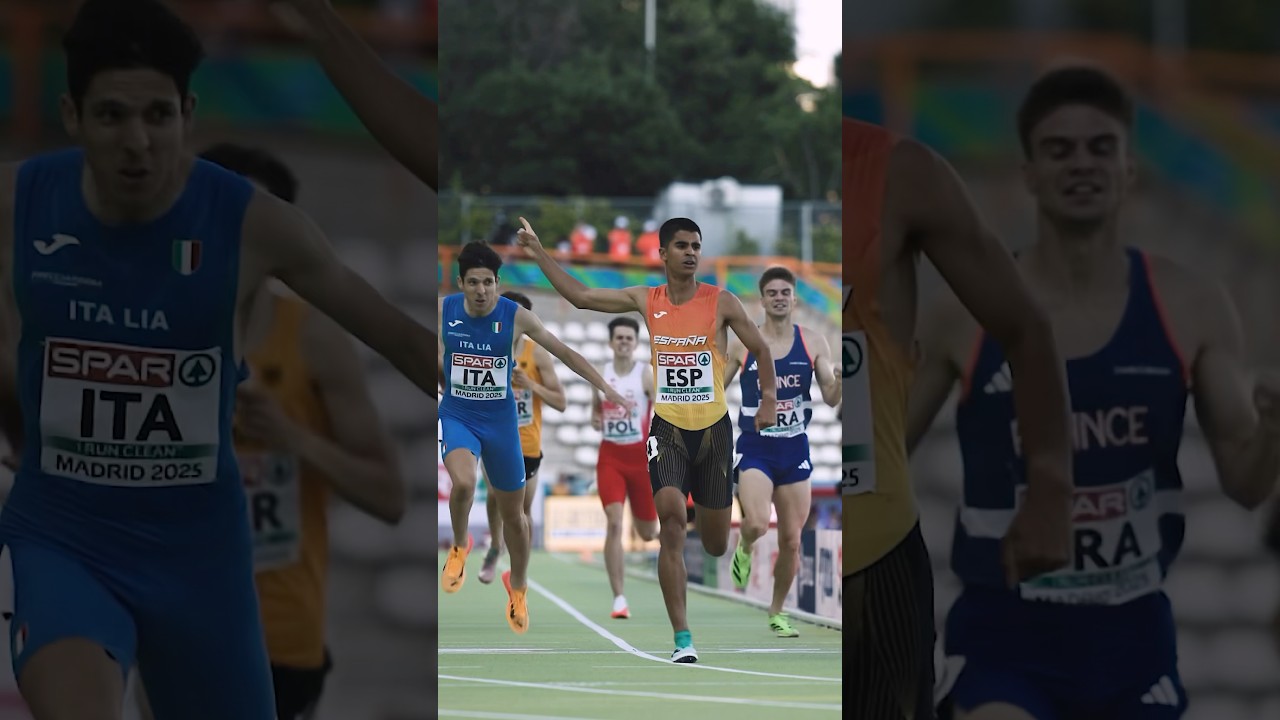 Mohamed Attaoui 🇪🇸 wins the 800m in a CR of 