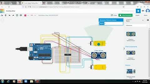 My second robotics simulation - obstacle avoiding robot - Audagouni Yashwanth