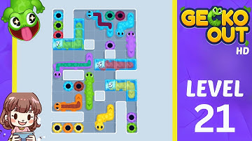 Gecko Out Level 21 Solution Walkthrough