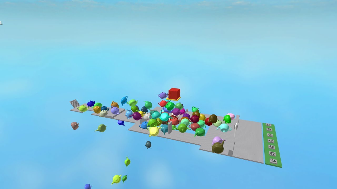 Roblox Dodge the Teapots of Doom, New world record (LVL 1k+) YouTube