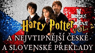 Dalších 50 nejvtipnějších českých a slovenských překladů z Harryho Pottera