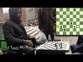 NYC Union Square Park Chess Hustling (Aggressive Chess Opening)