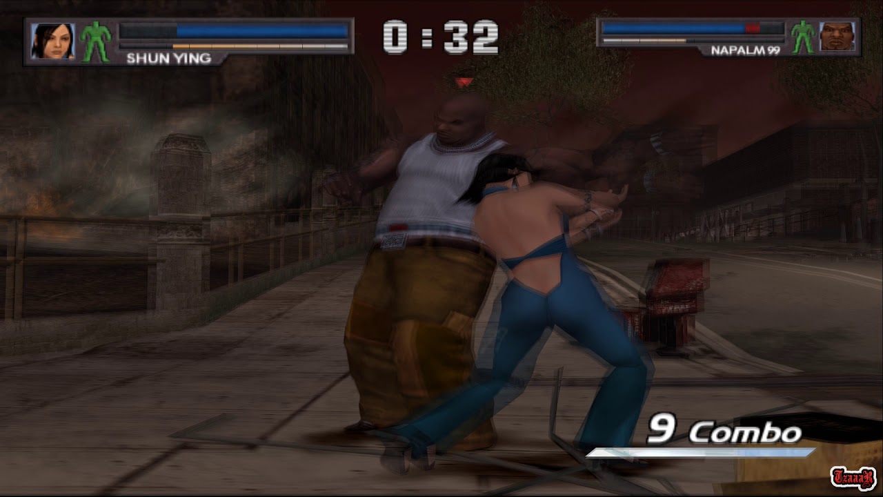 Urban Reign PS2 | Mission 68 Sneak Attack (Napalm 99 Vs Shun Ying Lee)