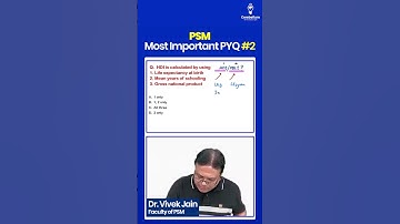 Most Important PSM MCQ for NEET PG 2025 | Dr. Vivek Jain #neetpg2025 #PSM